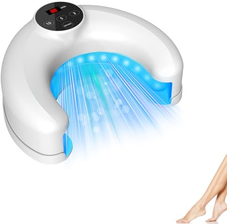 Dispositivo Láser Antifúngico Para Múltiples Uñas De Los Pies & Uñas De Las Manos Con Luz Infrarroja 910 Nm + Luz Azul 470nm, Dispositivo Para Hongos En Las Uñas Recargable.