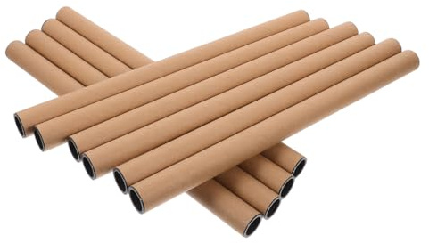 iplusmile 10 Stück Versandrohre Aus Papier Poster-Aufbewahrungs-Röhre Für Poster Plakate Zeichnungen Und Kunstwerke 40.70 Cm Lang Zum Transport Und Zur Lagerung