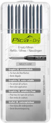 Pica 4030 Recarga de minería seca para lápiz, diámetro 2.8mm, longitud 125mm