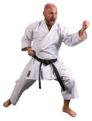 Kamikaze America Karate Gi Uniform White 100% Cotton (4.5/175 cm)