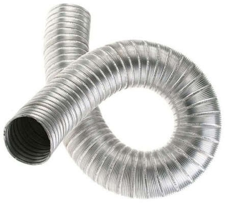 Flexibler Luftschlauch aus Aluminium, 75 mm Länge, 2,5 m Flexi-Luftführungsschlauch
