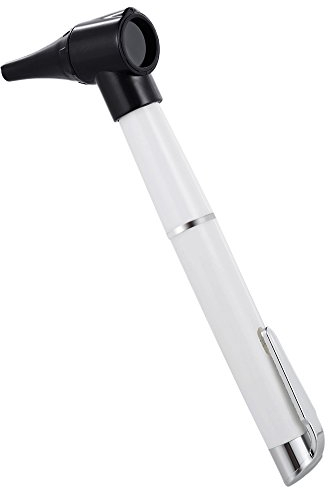 Otoscope – Bysameyee Portable Otoscope for Doctors Nurses Students, Handheld Ear Care Microscope Tool set with 4 Otoscope Tips