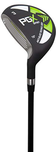 Pinemeadow Golf PGX offset golf fairway Woods (vänster hand, grafit, vanlig, 3 trä/16°)