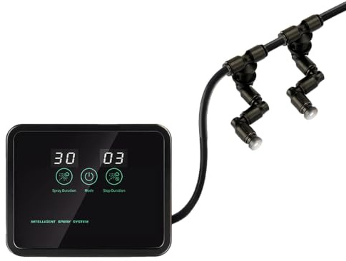 Xzmzbxzb Reptiles Automatic Mister - Reptile Mister Fogger With Timing Controller,Terrariums Humidifiers for Rainforest Plants Amphibian