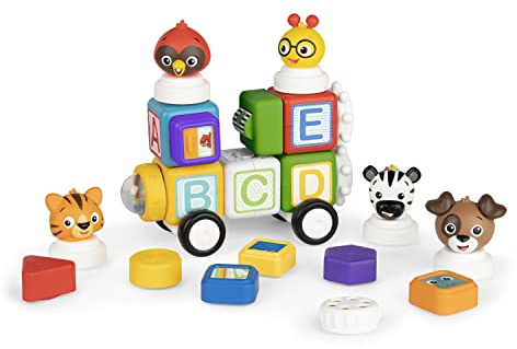 Baby Einstein Connectables Connect & Create 24-delade magnetiska aktivitetsblock, ålder 6 månader och äldre