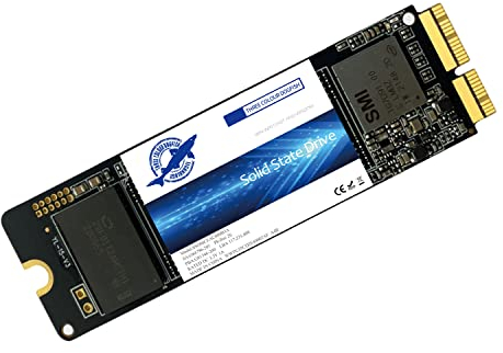 Dogfish 256GB SSD para MacBook PCIe Gen3x4 M.2 2280 NVMe, Discos Duros Sólidos Estado Interna Upgrade para MacBook Air A1466 (2013-2017) / MacBook Pro A1398 (Retina, 2013-2015) / iMac A1419