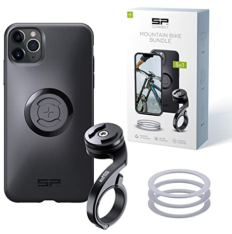 SP CONNECT Mountain Bike Bundle |SPC+| kompatibel mit iPhone 11 Pro Max/XS Max | Handyhalter für Mountainbike| Mountainbike MTB Handy Halterung Gadget