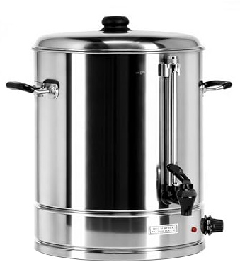 GGM Gastro | WKH30 | Wasser- & Glühweinkocher - Edelstahl - 21 Liter - 3 kW - Stufenlose Temperaturregelung