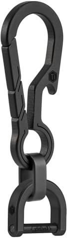 KeyUnity KM01 Titan Schlüsselanhänger, Schlüsselring Zubehör mit Flaschenöffner, Taschenclip Schnellverschluss Keychain für Damen und Herren, EDC Schlüsselhalter Karabiner