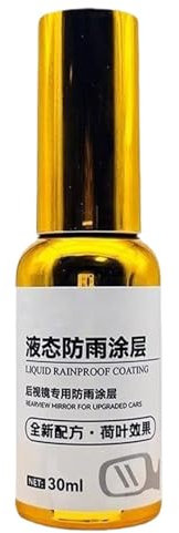 Xvilmaun Specchietti retrovisori per auto Spray impermeabile, agente antipioggia - Detergente per vetri con rivestimento protettivo e impermeabile da 30 ml - Spray antipioggia per specchietti