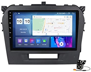 Android 14 Radio estéreo para Coche S-uzuki Vitara 2014-2018 Navegación GPS 9In Pantalla táctil Reproductor Multimedia Receptor de Video Soporte WiFi 4G DSP Carplay,M300s