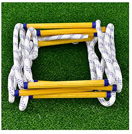 BLYXINVORA Strickleiter, Sicherheitsleiter, Feuerleiter, Notleiter, Sicherheitsleiter, Rettungsleiter für Zuhause/20M