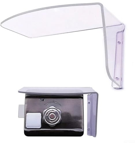 Verrou électrique étanche en acrylique transparent pour serrure mécanique (gauche)