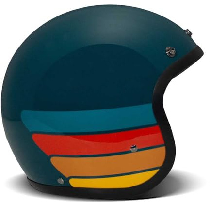 Retro Petrolhead Open Face Helm Jethelm Motorradhelm ECE2206