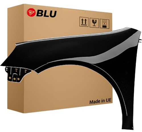 BLU Kotflügel Passend für Volkswagen Golf 5 V Schrägheck LC9Z Links Schwarz | 2003-2009 | Vorderseite Vorne | Lackiert | Einbaufertig