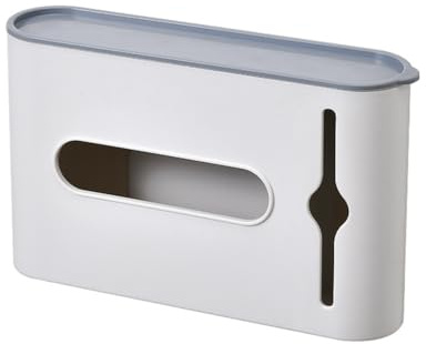Hundebeutelspender zur Wandmontage, selbstklebender hängender Haustierkotbeutelhalter und Aufbewahrungsbox für Hof, Garten, Zaun, Innen- und Außenbereich (weiß)