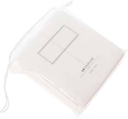 Healvian Supple Stretchable Facial Mask Paper 200pcs Thin Disposable Face Skin Care Sheets for Facial Mask Application and Makeup Removal