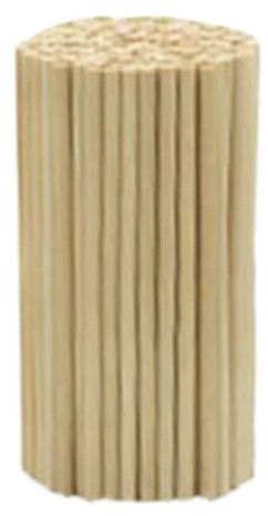 WTRYT Palillos de madera redondos, 50 unidades, barras de tacos de algodón de azúcar, barras redondas, largas y redondas, barras de madera redondas, barras de madera para manualidades, palillos de