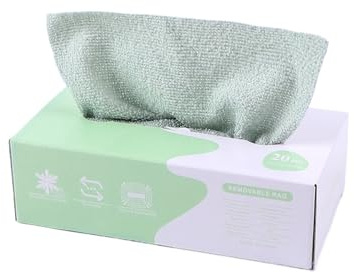 SFOIKVG Kitchen Roll Microfiber cleaning cloth, kitchen and household cleaning, super absorbent washing microfiber towels for home care and cleaning(Green)