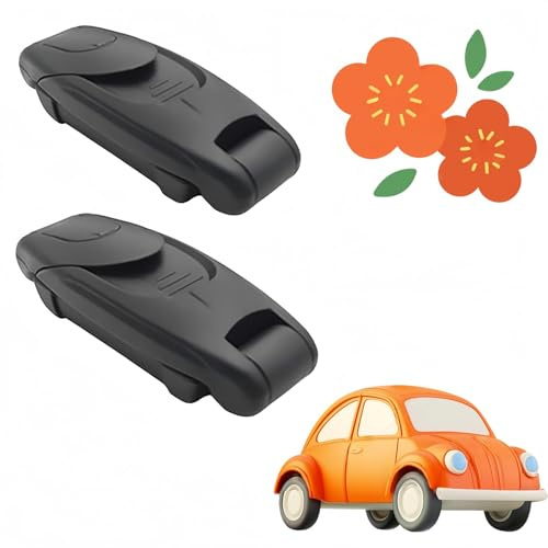 2PCS Car Seat Belt Clip,Universal Seatbelt Adjuster Clip & Shoulder Belt Positioning Clip,Seatbelt Clips for Anti-Escape,Safety & Comfort,Quick Install Seatbelt Clip for Enhanced Driving Safety