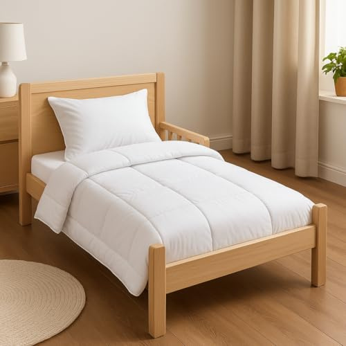 Luxurious Microfibre Cot Bed Duvet Quilt for Kids – Super Soft, Lightweight & Hypoallergenic Baby Bedding – Warm & Breathable Toddler Blanket for All Seasons (Cot Duver - 9.0 Tog)