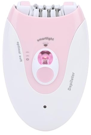 Brrnoo Depiladora Eléctrica Inalámbrica, Recargable por USB, con Luz LED de 2 Velocidades, para Piernas, Brazos, Contorno de Bikini