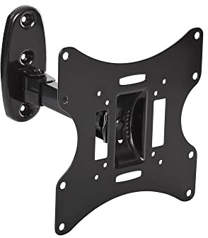 ProperAV Swing Arm TV Wall Bracket 23 24 28 32 37 40 42 43 46 Tilt 20° VESA Max 200x200 Black