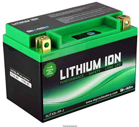 Skyrich - Motorrad Batterie Lithium YTX9-BS 12V 3Ah HJTX9