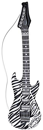 W WIDMANN MILANO Party Fashion - Chitarra gonfiabile, lunghezza circa 105 cm, strumento, chitarra ad aria, festa in maschera, carnevale