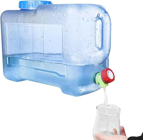 Trintion Wasserkanister mit Hahn und Schraubdeckel Wasserbehälter Trinkwasser Behälter, Wassertank für Wandern Camping Picknick Wohnwagen