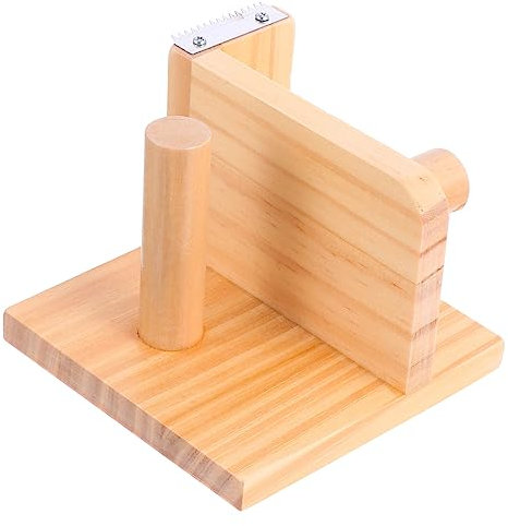 VILLCASE Holz Klebebandspender Desktop Mit Cutter Stabiles Schneidewerkzeug Aus Holz Multifunktional Für Büro Schule Werkstatt