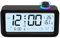 worahroe Digitaler Wecker, Schwarz Digitalwecker mit 3 Lauter Alarmen, Datums-, Monats-, Luftfeuchtigkeit,Temperaturanzeige, LCD-Display Wecker Schlafzimmer Tischuhr Nachttischwecker, Netzbetriebene
