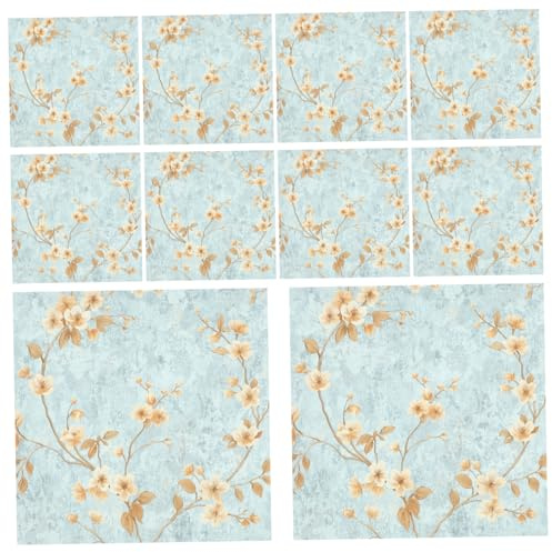Beaupretty 10blätter Geschenkpapier Floral Geschenkpapierbogen Geschenkverpackungspapier für Bastelprojekte und Dekoration