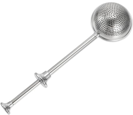 AUTSUPPL Infuseur à Thé Inox Rétractable Boule Tamis Mailles Fines Filtre pour Thé Vrac et Épices
