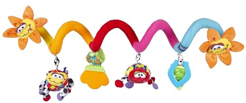Playgro Kribba krabba skalbagge barnvagn spiral, från 0 månader, flerfärgad, 40194