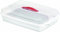 Curver 175245 - Caja para Transportar Tartas, Color Blanco y Transparente
