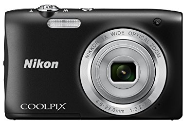 Nikon Digital Camera Coolpix S2900 Black 20.1MP 5x Optical Zoom Wi-Fi Enabled