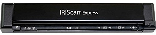 IRIScan Express 4 - Escáner (alimentación de hojas, Tarjeta de visita, Plastic Card, Papel fotográfico, Sobres, USB, USB, 1200 x 1200 DPI, A4)