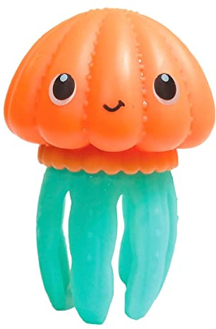 Infantino - Medusa Brillante - Juguetes Baño Bebe - Ambiente Mágico - Juguete Sensorial - Regalo Ideal para Recién Nacidos - Baterías Incluidas - Juguetes Bebe 6 Meses en Adelante