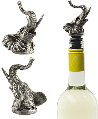 Versatore per vino in acciaio inox, aeratore e decanter a forma di elefante, perfetto per vino rosso, bianco e rosa, liquori e olio d'oliva