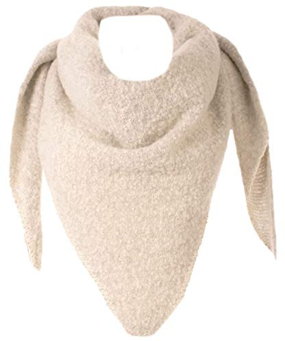 Eitex Damen Schal XXL Warm Weich Strickschal Karo Winterschal Herbstschal Wolleschal Frauen Deckenschal Halstuch Scarf Poncho Cape