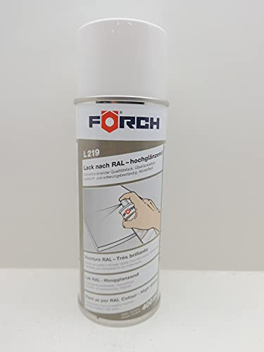 Förch REINWEISS RAL 9010 GLÄNZEND DOSE LACK LACKSPRAY SPRAY SPRAYDOSE 400ML 29,75€/L (1)