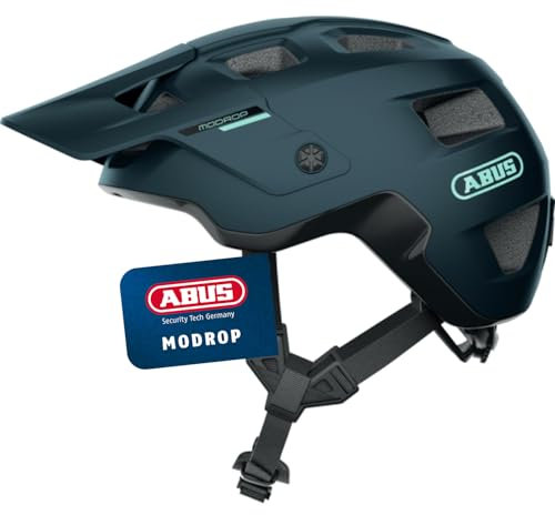 ABUS 64861 Fahrradhelm, Blau (Midnight), S (51-55 cm)