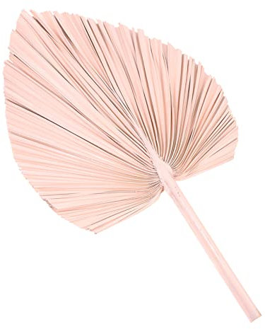 Ventilateur Simulé De Quenouilles Feuille De Bananier Artificielle Palmiers Séchés Éventail Tissé à Main Verdure Séchée Faux Femme Camping Feuilles De Palmier Éventail en Rotin