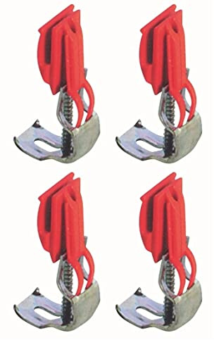 cyclingcolors 4x ganchos abrazadera de palanca acero inoxidable fregadero cocina soporte 30 x 42mm