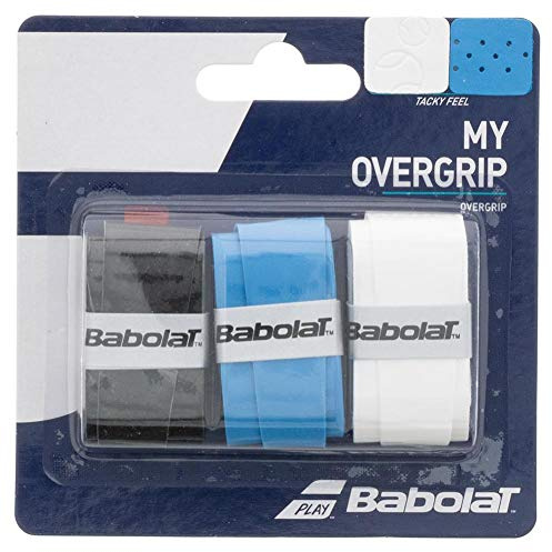 Babolat, hochabsorbierender Tennis-OverGrip, My OverGrip x3, Weiß