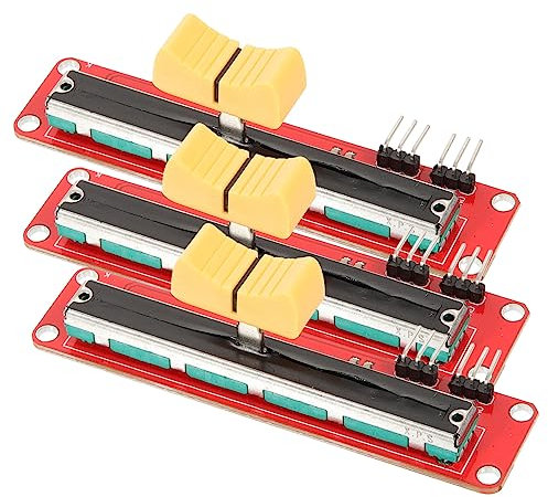 Supvox 3 Stück Großes Schiebepotentiometer 10 K Logarithmisches Schiebepotentiometermodul Für Die Elektronik