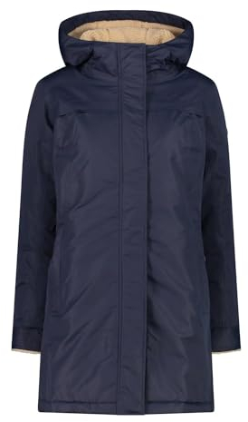 CMP Damen Hoodie Parka, black blue, 50