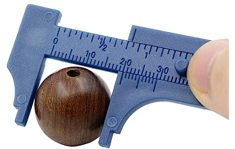 80/100 mm DIY-Kunststoff-Lineal, Schmuck-Messschieber, Kunststoff-Messschieber, zum Messen von Schülern, Mini-Werkzeug, Lineal, Kunststoff-Messlehre, Mikrometer (max. 80 mm)