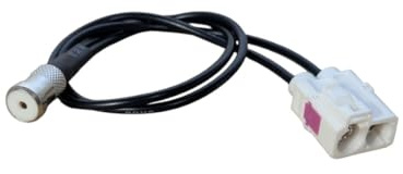 Radio Antenne Adapter ISO Doppel 2X Fakra Buchse DIN Radioantenne Stecker